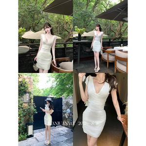 juanjuanyee【腰封亚麻裙 】纯色麻料纯色百搭气质中裙半身裙