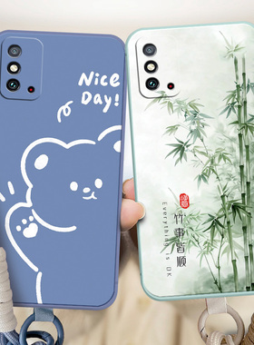 适用于华为荣耀X10max手机壳huawei卡通hw 容要x10max情侣X10MAX小清新KKG-AN00潮男女x10mxa可爱h0n0r全包边