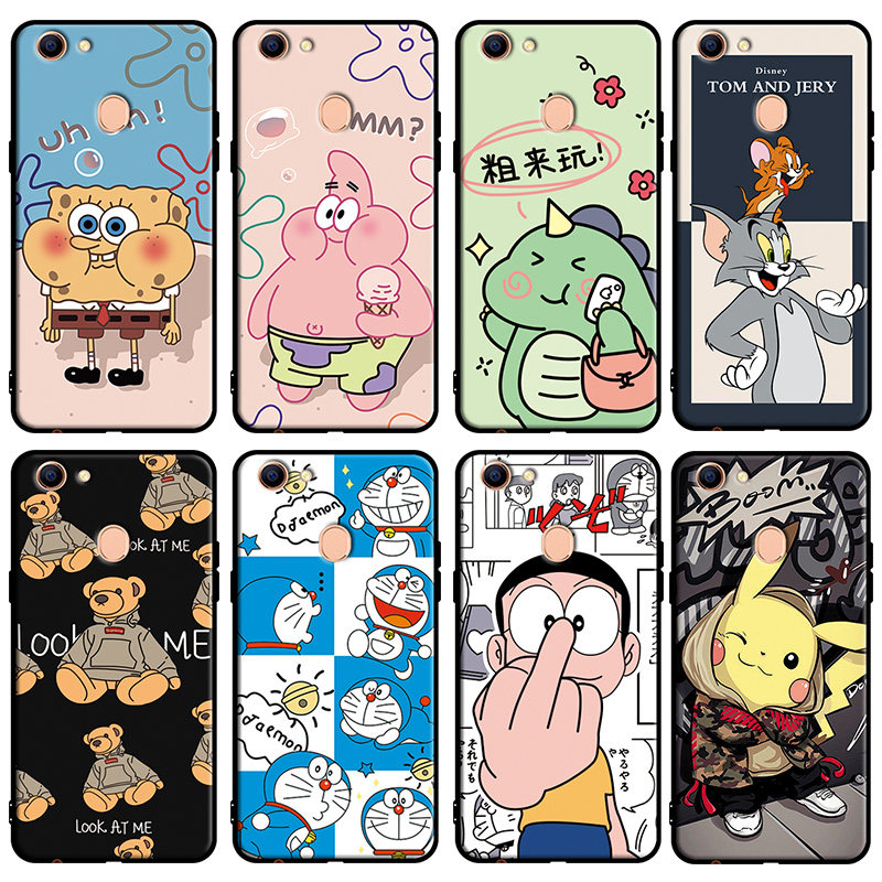 适用于oppoa75手机壳pbftoo软硅胶oppoa7卡通opopa75全包边popoa7耐脏