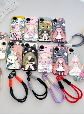 适用于华为nova12pro手机壳ADA-ALo0软硅胶化为novα12pro卡通ADA-AL00时尚女Nova12pr0情侣Noval2pro全包边