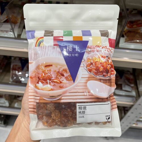 楼上正品 精选桃胶 珍品桃胶 搭配雪莲子雪耳杞子红枣煲糖水