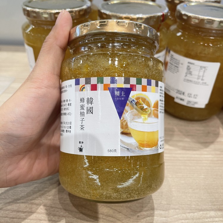 香港楼上 韩国蜂蜜柚子茶580g 姜茶1030克 新鲜日期