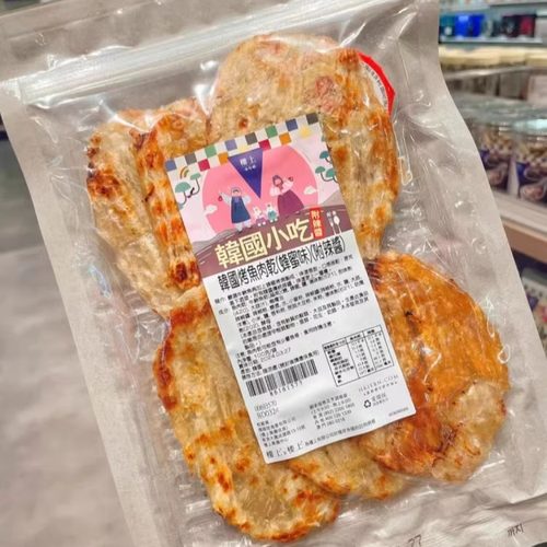 楼上韩国烤鱼肉干蜂蜜味附辣酱
