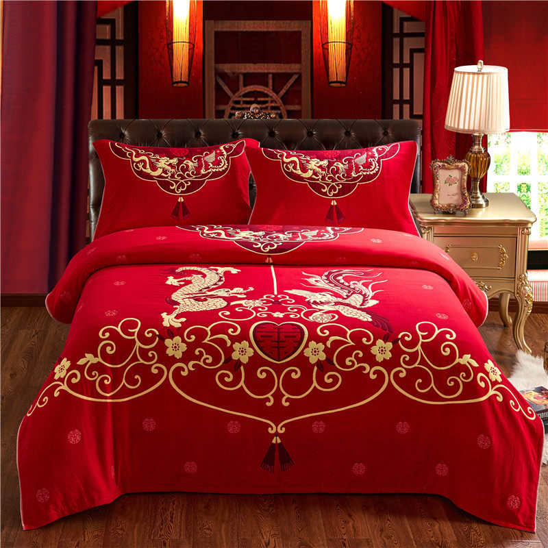 Wedding celebration Towel blanket All cotton Blanket Towel pure cotton Single Double Towel marry bright red blanketin the Bedclothes , Leisure blanket/Woolen blanket/Carpet  category - from Buy2taobao.com to provide professional Taobao agent buy service