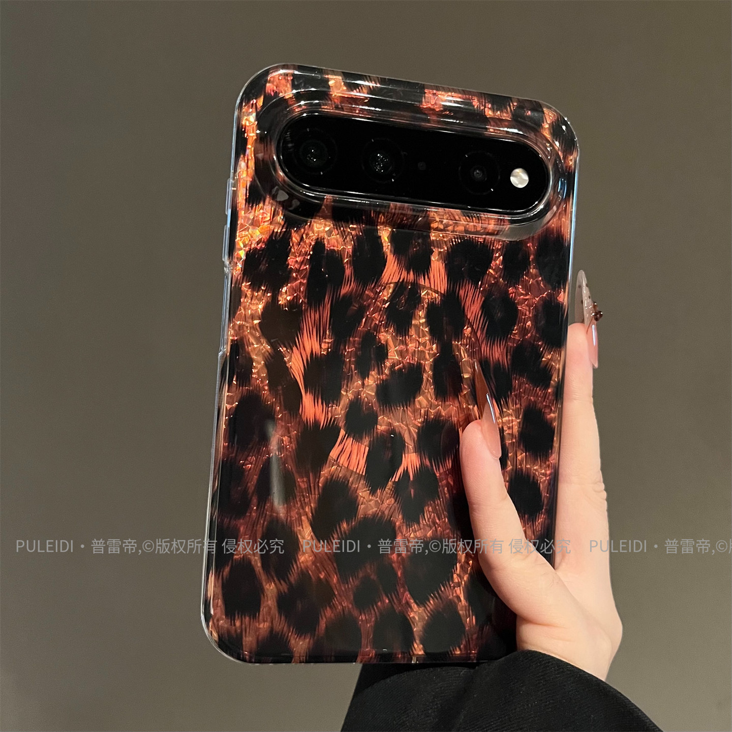 磁吸豹纹适用华为PuraXView手机壳阔直板简约轻奢风小众创意感新款高颜值高级感防摔保护套