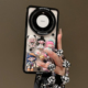 立体朵拉公仔适用华为Mate70Pro 手机壳女款 卡通可爱mate60pro奶油手链pura70全包防摔软壳