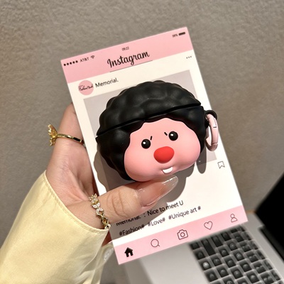 爆炸头露比华为耳机套