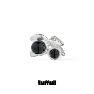 【Fluffulf】原子流浪 流动原子S925异形戒指