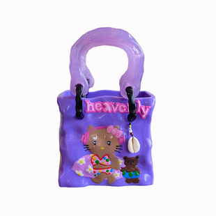 可爱卡通人物涂鸦HelloKitty夏威夷凯蒂猫手提包 Doodledookey