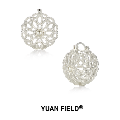Yuan Field 入境花园系列 花叶耳环