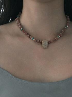 【奂山 HUANSHAN】非金属木质项链 寒绯樱  HSBL013