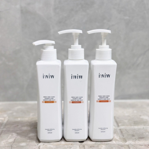 英国植萃IWIW山茶花洗发水丰盈去屑止痒温润修护c正品沐浴露护发
