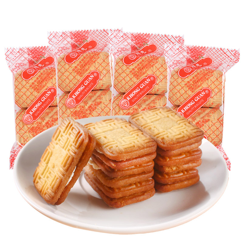 康元雪克夹心饼干小包装散称早餐饱腹饼干下午茶点心老式饼干