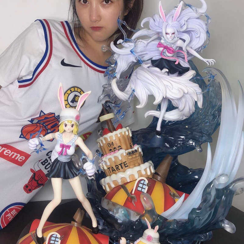 海贼王 gk 加洛特 月狮 兔子 月光狮子 觉醒卡罗特 手办雕像【2月