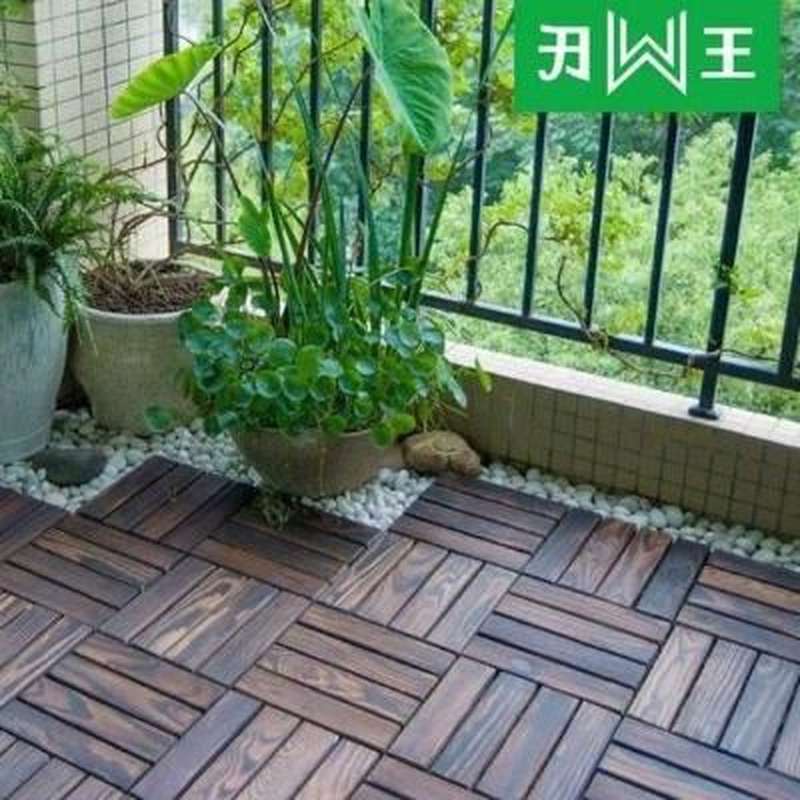 踏板碳化木走廊庭院阳台防腐木室外平台花园浴室地板户外露台