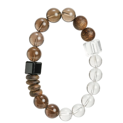 天然茶晶手串极净茶晶手链