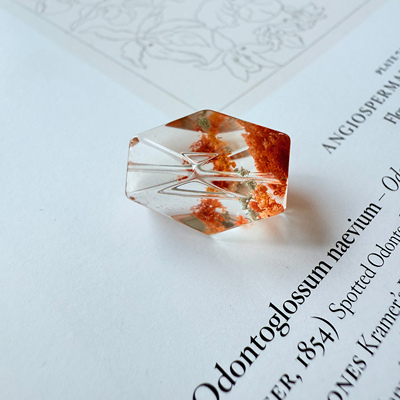 KIK彩幽灵绿幽灵红幽灵随形珠单珠水晶配件手串链配饰项链diy吊坠