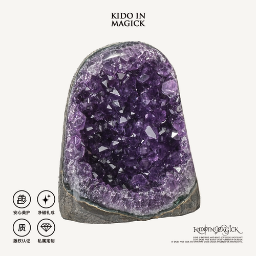 KIK水晶玄关办公礼品紫晶高级礼