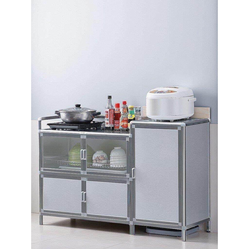 采购产品不锈钢厨柜，燃气灶台面，多功能储物柜，可以容纳燃气罐