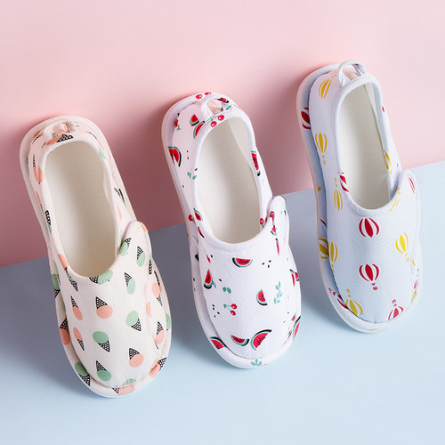 月子鞋夏季薄款包跟产妇厚底防滑