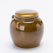 土陶罐泡菜坛子酱腌菜罐陶瓷密封罐厨房储物罐油罐盐罐调味