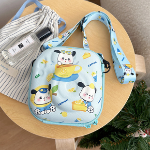 NUOPAISI适用于富士mini12拍立得相机收纳包斜挎绳手持运动皮革便携卡通盒