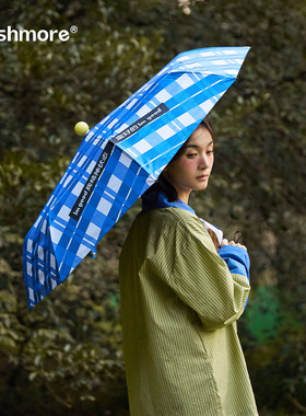 wishmore雨伞女轻便手动双人雨伞高颜值小众防晒遮阳伞晴雨两用男