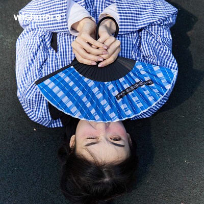 【直播链接】wishmore折叠扇古风中国风跳舞夏日随身折叠小扇