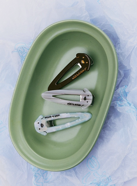 wishmore狗狗发夹边夹可爱发饰侧边夹2025新款女孩发夹刘海夹百搭