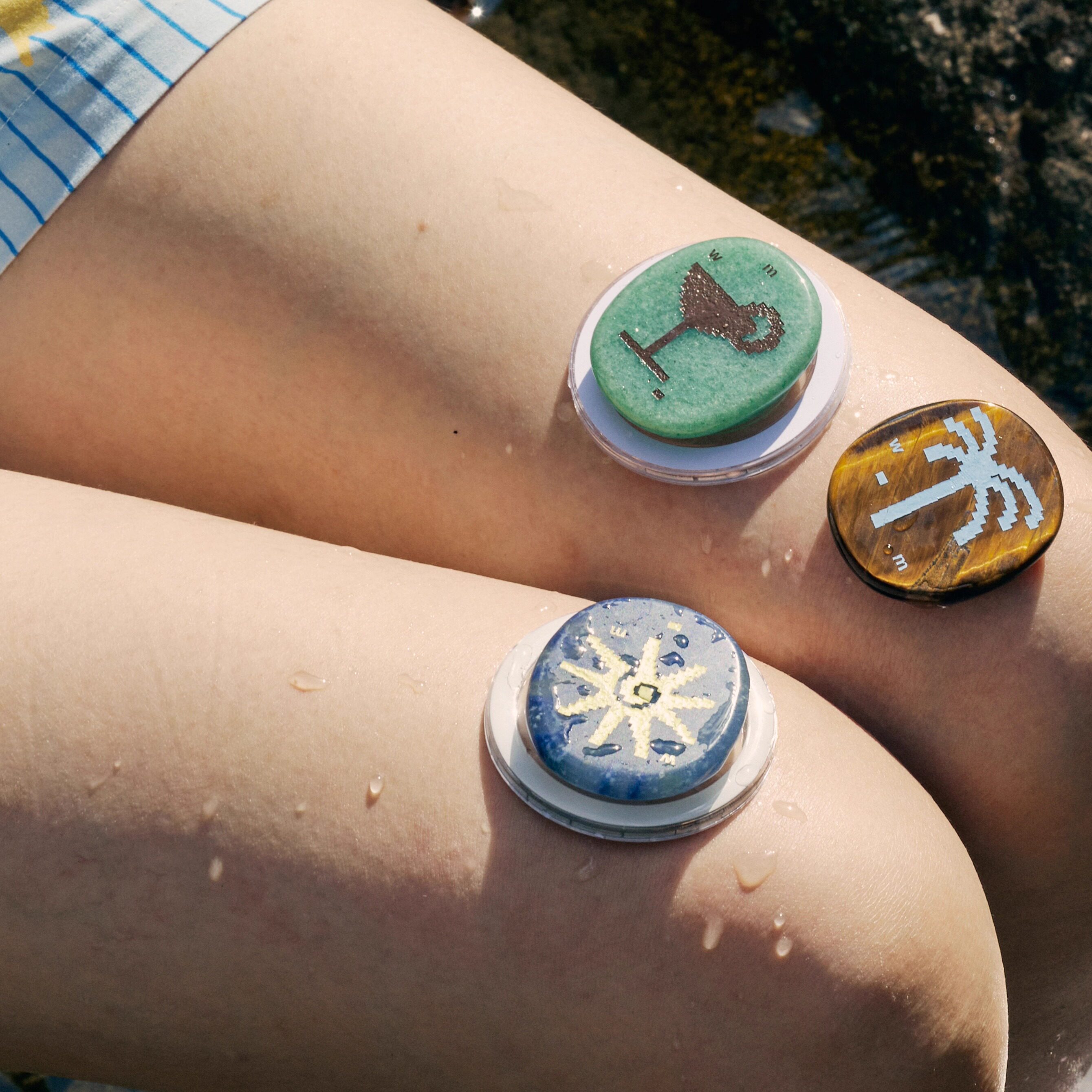 wishmore天然石磁吸苹果支架