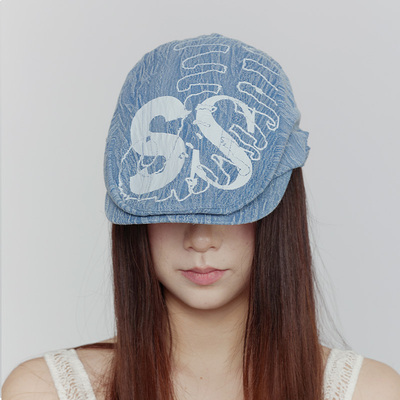 wishmore原创设计宽帽檐贝雷帽