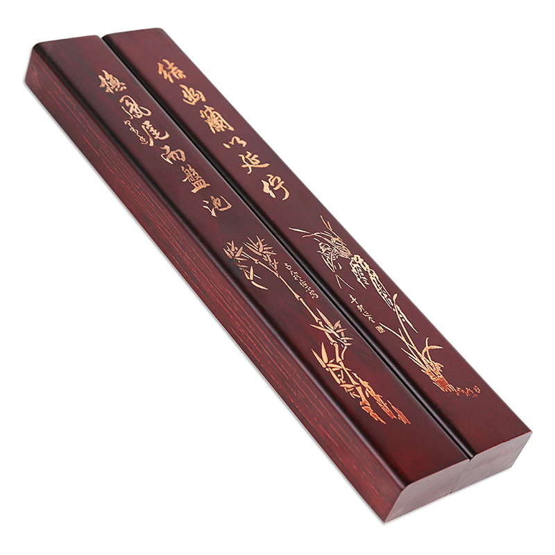 逸興齋定制刻字書法鎮(zhèn)尺實(shí)木鎮(zhèn)紙文創(chuàng)禮品獎(jiǎng)創(chuàng)意大號一對壓紙神器書鎮(zhèn)學(xué)生初學(xué)者中國風(fēng)清倉國畫文房四寶30cm