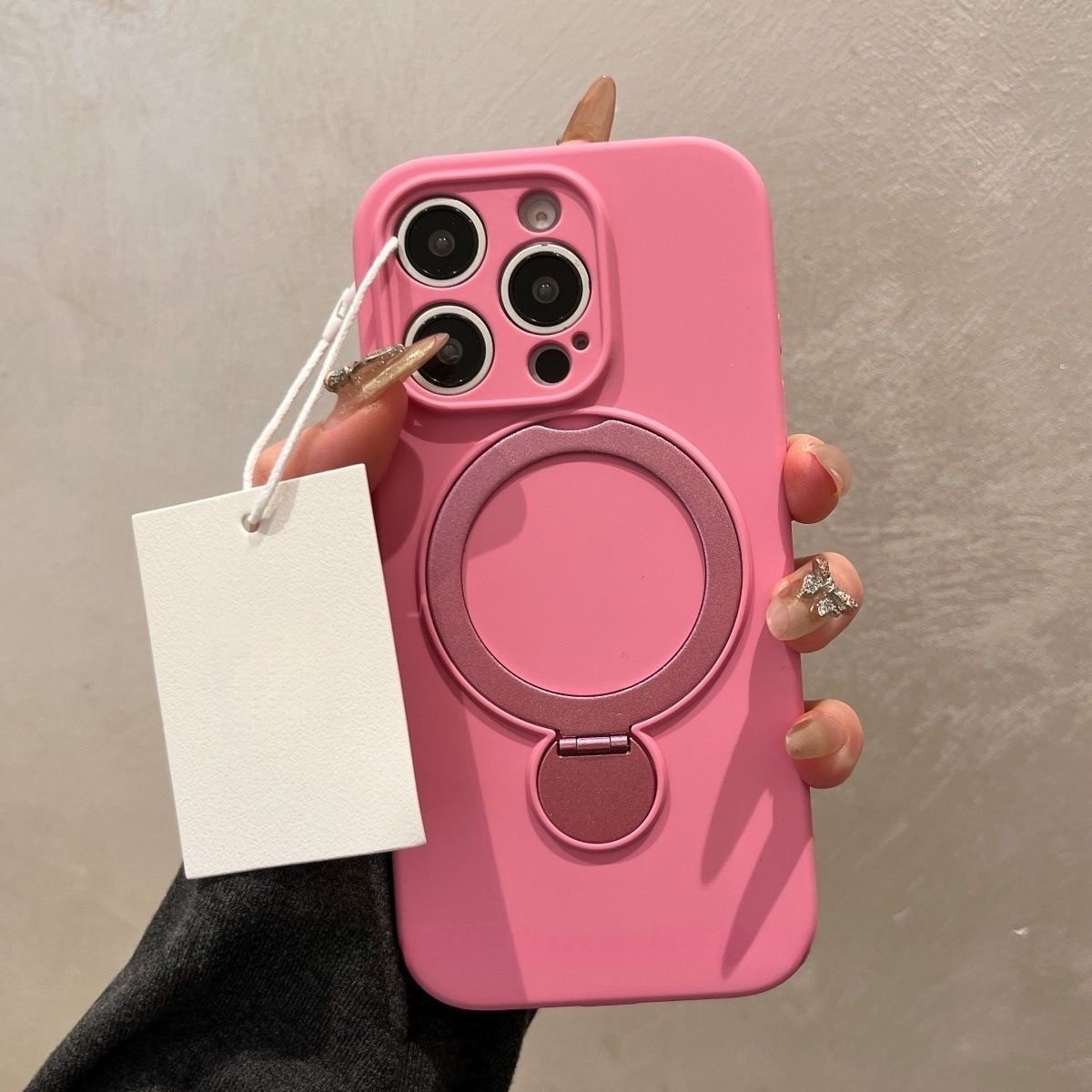 适用于苹果15promax手机壳高级液态硅胶支架iPhone16