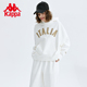 新款 Kappa卡帕套头帽衫 2026春季 女运动卫衣字母印花休闲卫衣