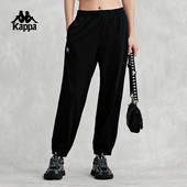 针织九分裤 小脚卫裤 长裤 运动校服裤 女休闲裤 Kappa卡帕背靠背新款