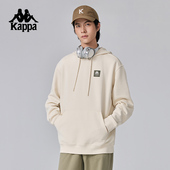 Kappa卡帕背靠背连帽运动休闲卫衣2026新款 男上衣 春秋针织套头衫