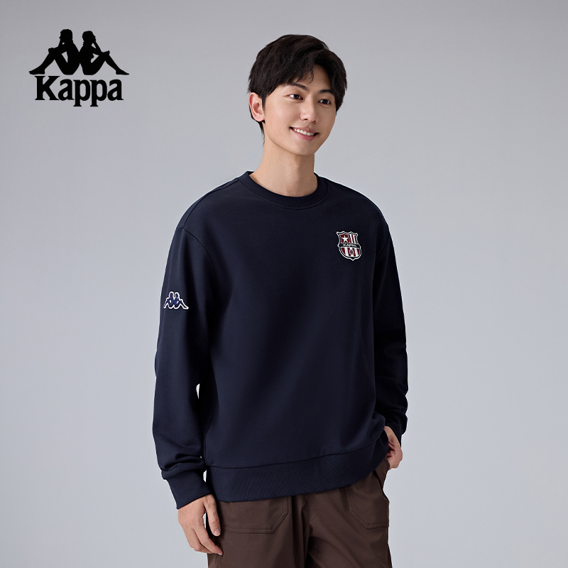 圆领运动卫衣针织卡帕男款长袖