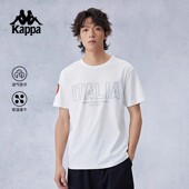运动上衣男士 纯棉t恤2026新款 吸湿速干男短袖 kappa卡帕背靠背夏季