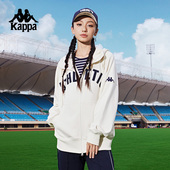 上衣运动外套男款 Kappa卡帕背靠背针织帽衫 复古开衫 2026新款 女款