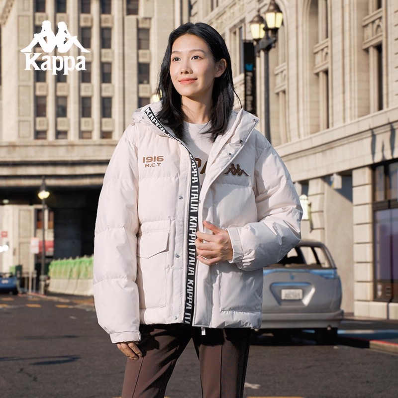 卡帕保暖户外运动情侣款羽绒服