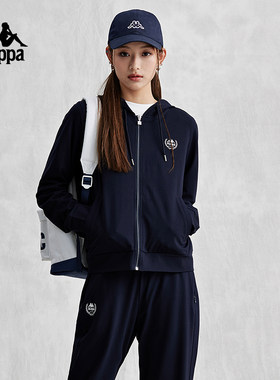 kappa卡帕女生连帽透气简约外套