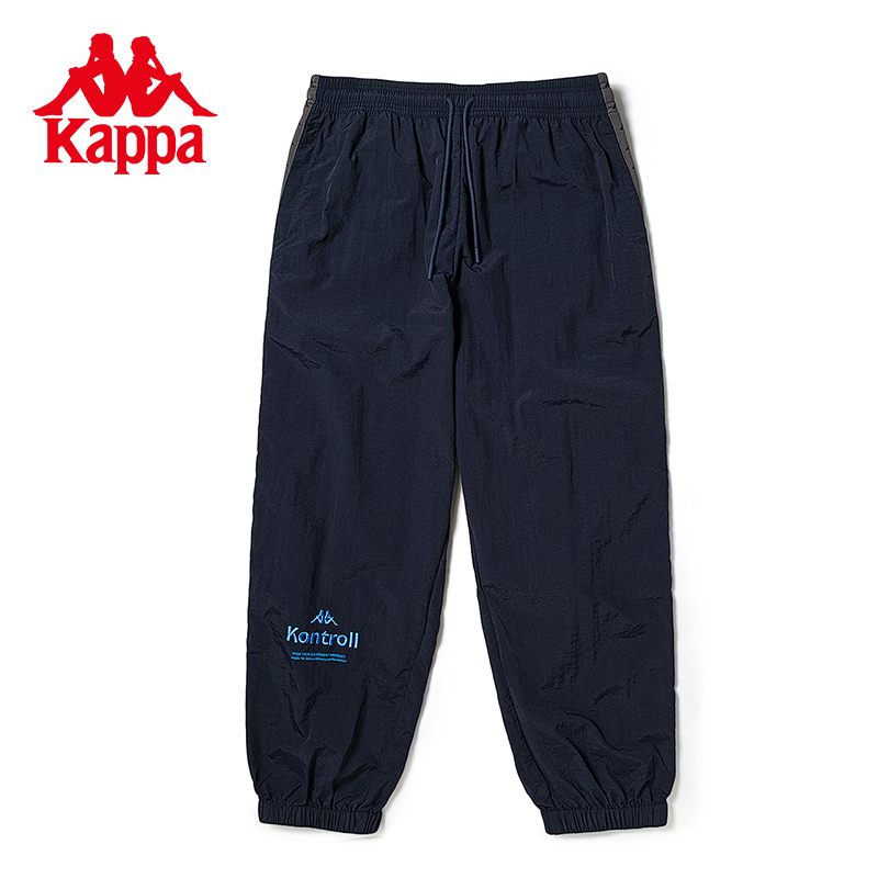 卡帕男串标运动裤梭织束脚卫裤