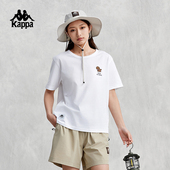 女夏纯棉运动T恤印花宽松半袖 Kappa卡帕短袖 2026新款 K0E42TD73