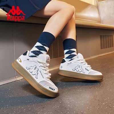 Kappa卡帕厚底秋季百搭休闲板鞋