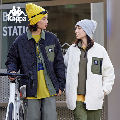 卡帕情侣款户外保暖运动棉服外套