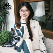 女运动外套休闲上衣潮 Kappa卡帕春秋针织开衫 国家击剑队同款