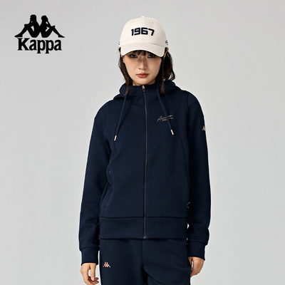 卡帕女士宽松运动开衫针织外套