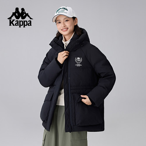 卡帕保暖舒适连帽简约时尚羽绒服