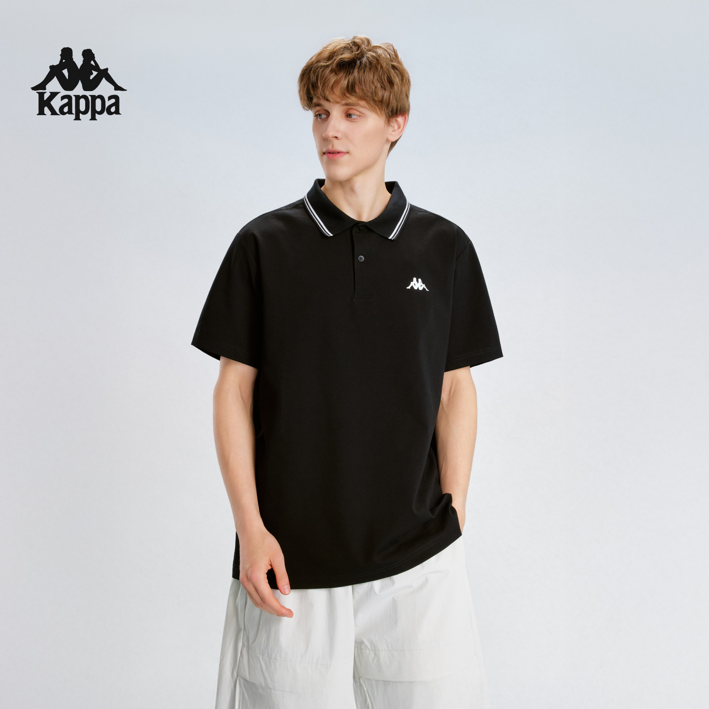 Kappa背靠背2026新款男士翻领短袖polo衫春夏季商务休闲运动潮牌