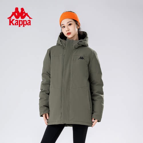 Kappa卡帕背靠背2026新款羽绒服男冬季户外运动连帽保暖防寒服女